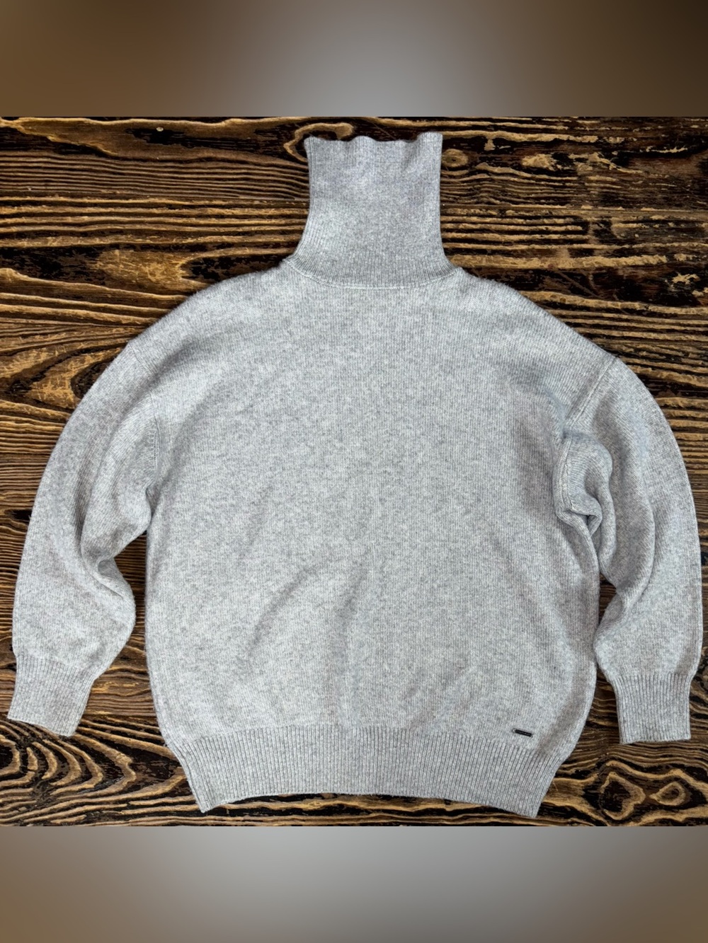 Calvin Klein Heather Gray Turtleneck Sweater